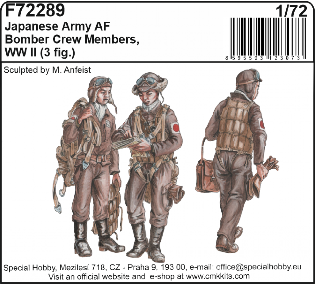 1:72 Japanese Army AF Bomber Crew Members, WW II