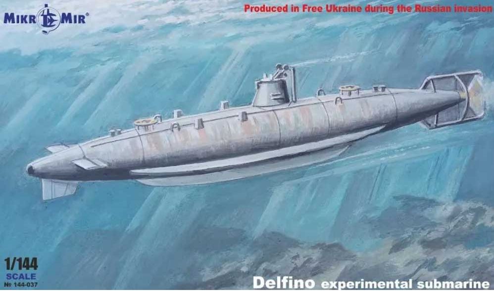 1:144 Delfino Experimental Submarine
