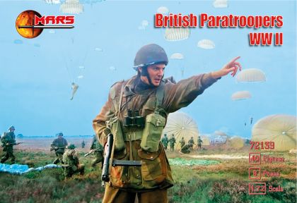 1:72 British WWII Paratroopers (40 figures in 8 poses)