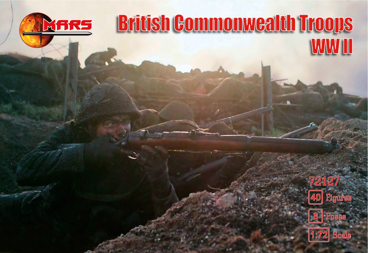 1:72 British WWII Commonwealth Infantry