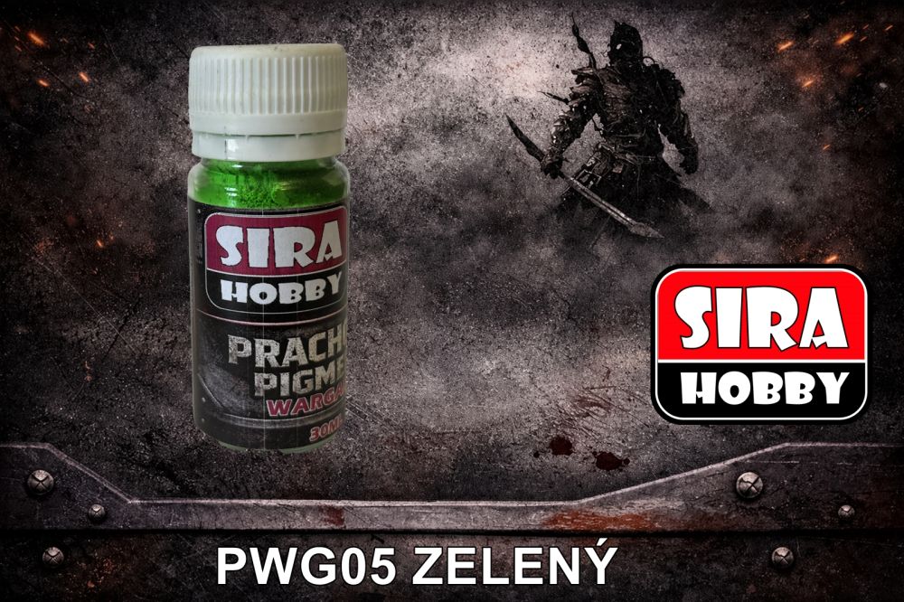 WARGAME prachový pigment - Zelený