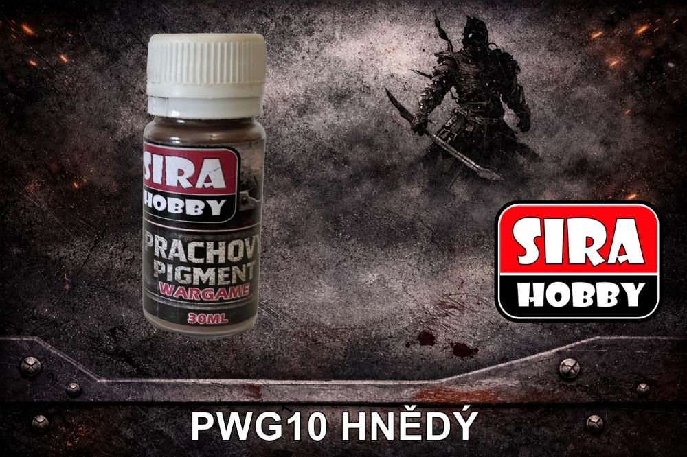 WARGAME prachový pigment - Hnědý