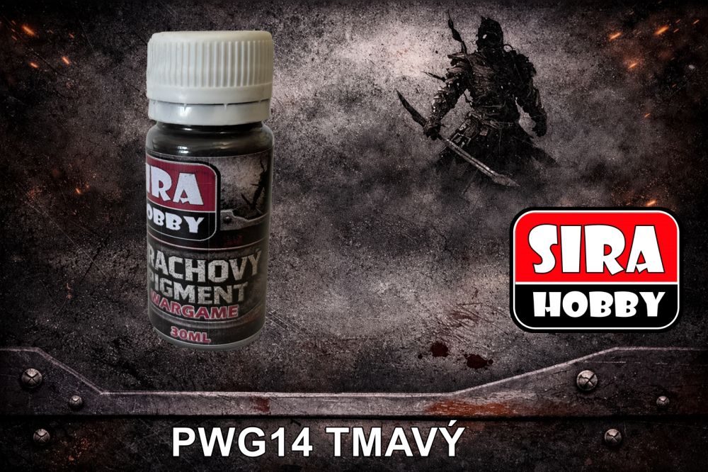 WARGAME prachový pigment - Tmavý