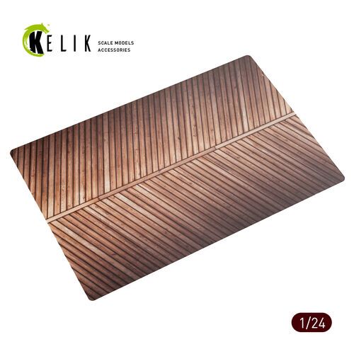 1:24 Wooden Bridge (Ostland Bridge 1943) Base - Acrylic (3 x 280 x 180 mm / 170 g)