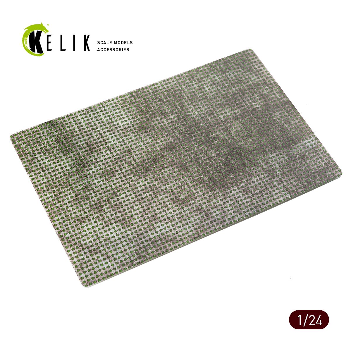 1:24 Parking Grid Grass Base - Acrylic (3 x 280 x 180 mm / 170 g)