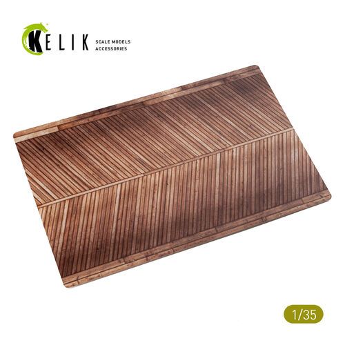 1:35 Wooden Bridge (Ostland Bridge 1943) Base - Acrylic (3 x 280 x 180 mm / 170 g)