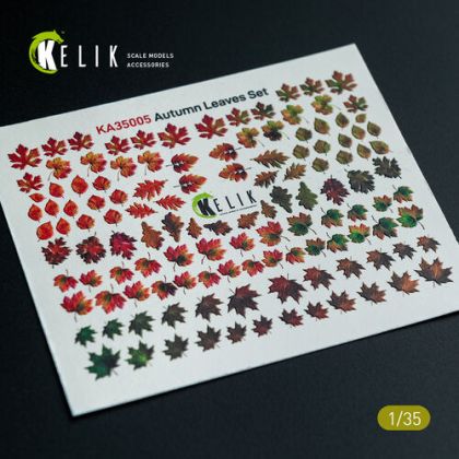 1:35 Autumn Leaves Set No.1 - Decal for Dioramas