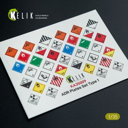 1:35 ADR Plates Set Type 1 - Decal for Models