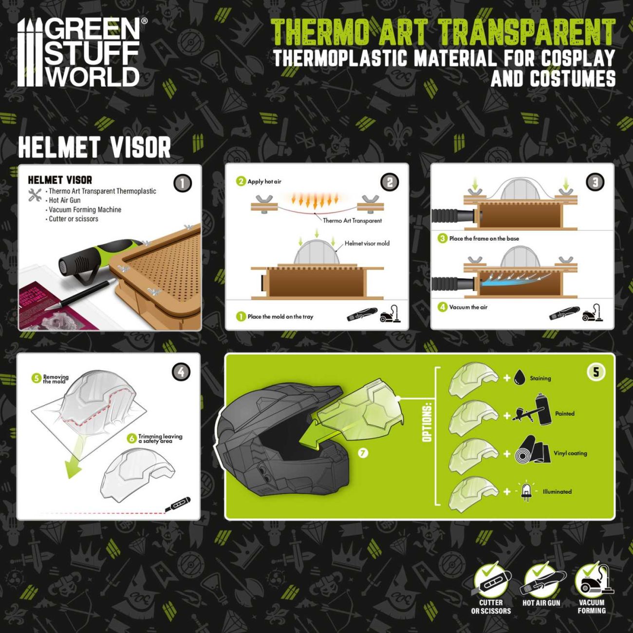 ThermoArt Vacuum Transparent 200x300mm 0.5mm (S)