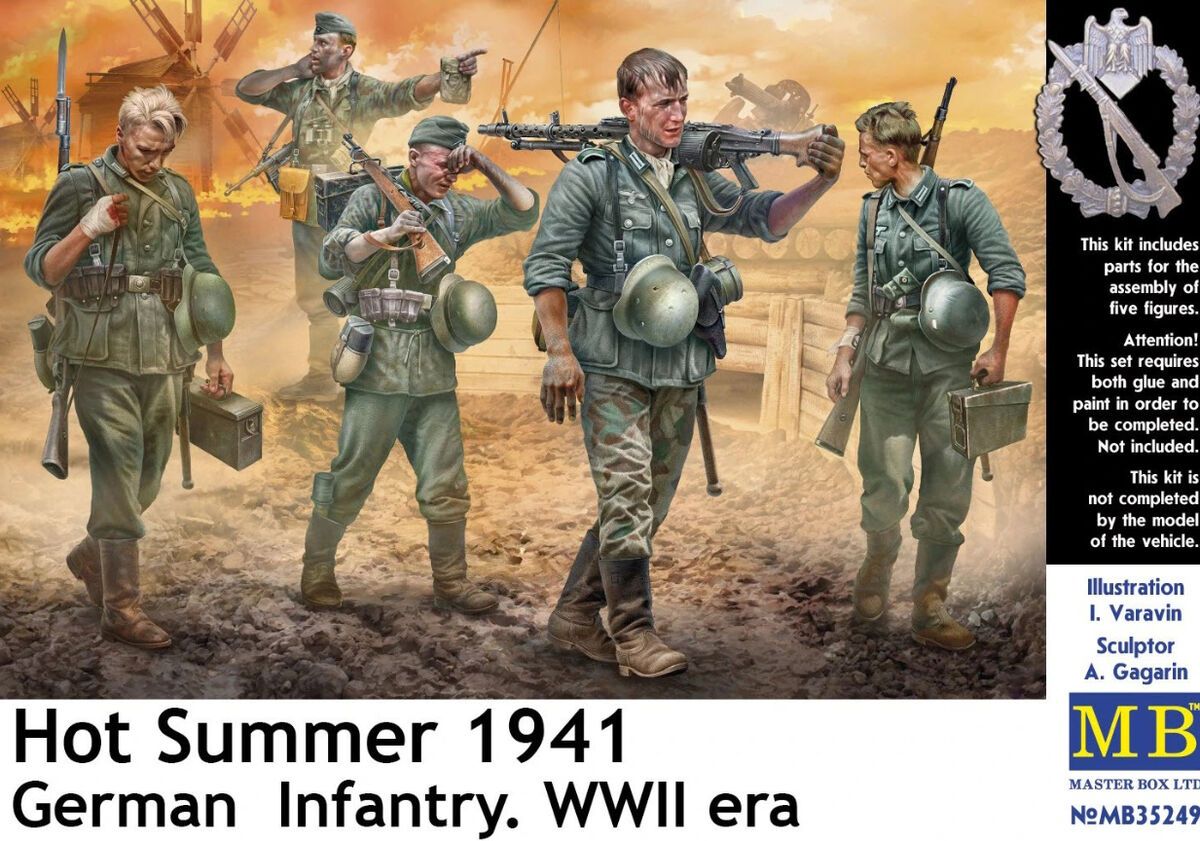 1:35 Hot Summer 1941 - German Infantry (5 Figures)