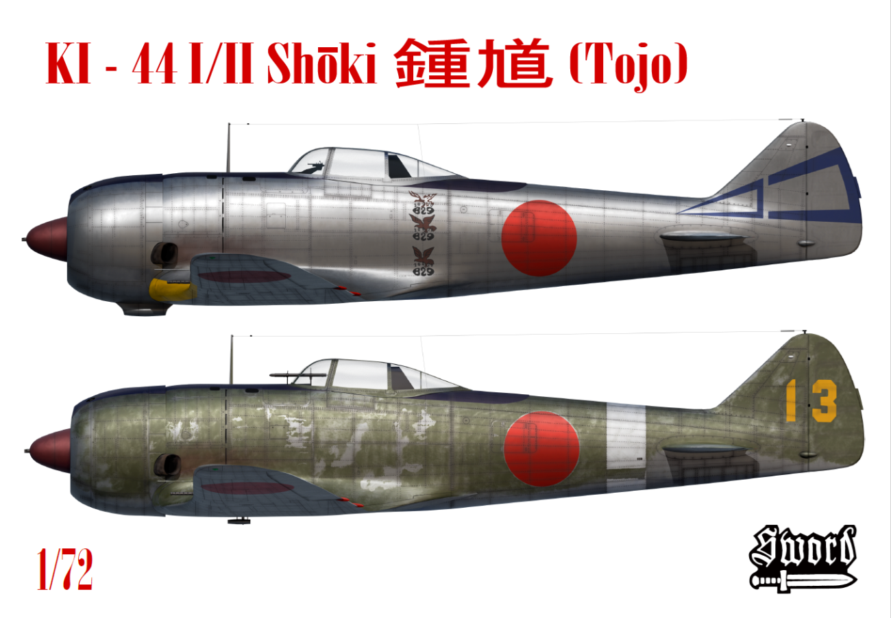 1:72 Nakajima Ki-44-I/Ki-44-II Tojo