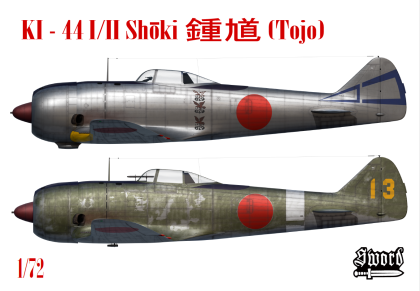 1:72 Nakajima Ki-44-I/Ki-44-II Tojo