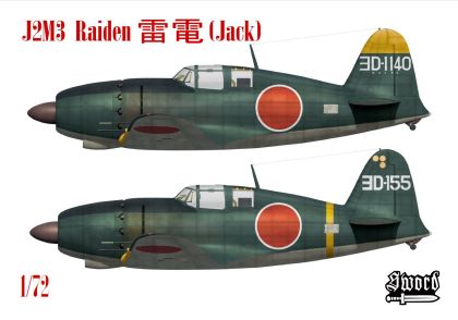 1:72 Mitsubishi J2M3 Raiden