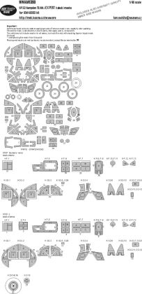 1:48 Handley Page HP.52 Hampden TB.Mk.I - EXPERT Kabuki Masks (for ICM 48353 Kit)