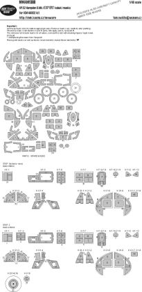 1:48 Handley Page HP.52 Hampden TB.Mk.I - EXPERT Kabuki Masks (for ICM 48352 Kit)