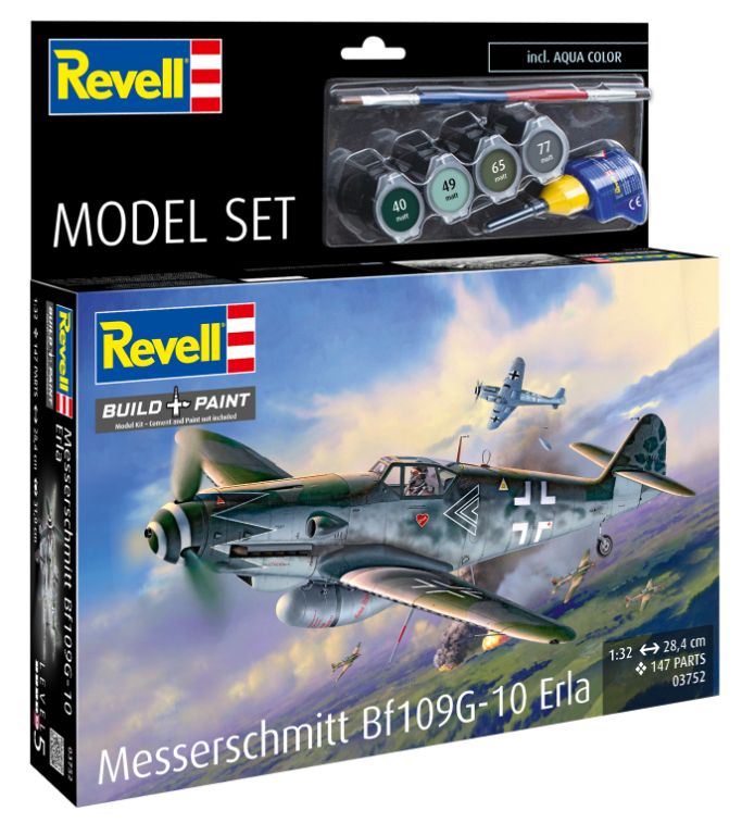 1:32 Messerschmitt Bf-109 G-10 Erla - Model Set