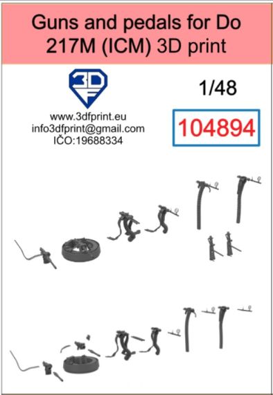1:48 guns for Do 217M ICM