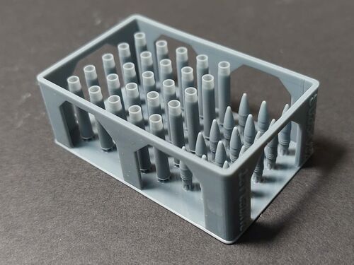 1:35 German WWII 8,8 cm KwK36 Tank Gun Ammo (Late)