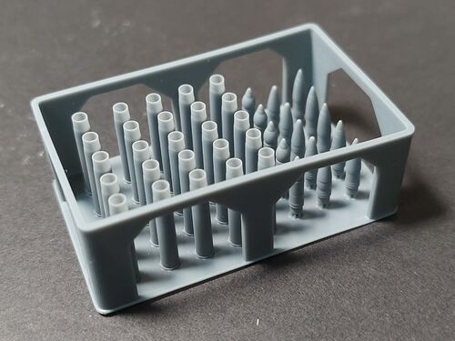 1:35 German WWII 8,8 cm KwK36 Tank Gun Ammo (Early)