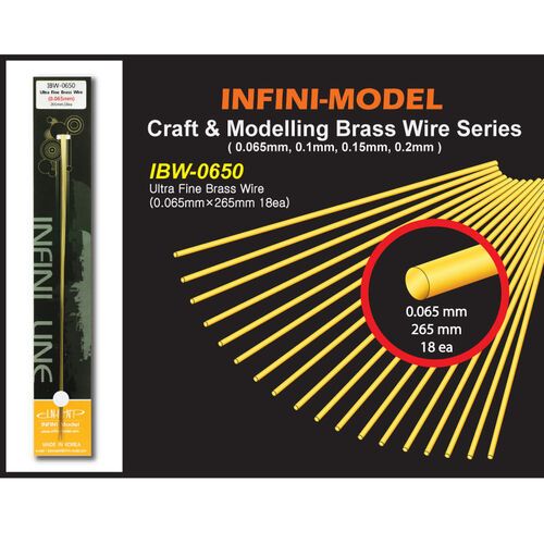 Ultra Fine Brass Wire (0.065 mm)