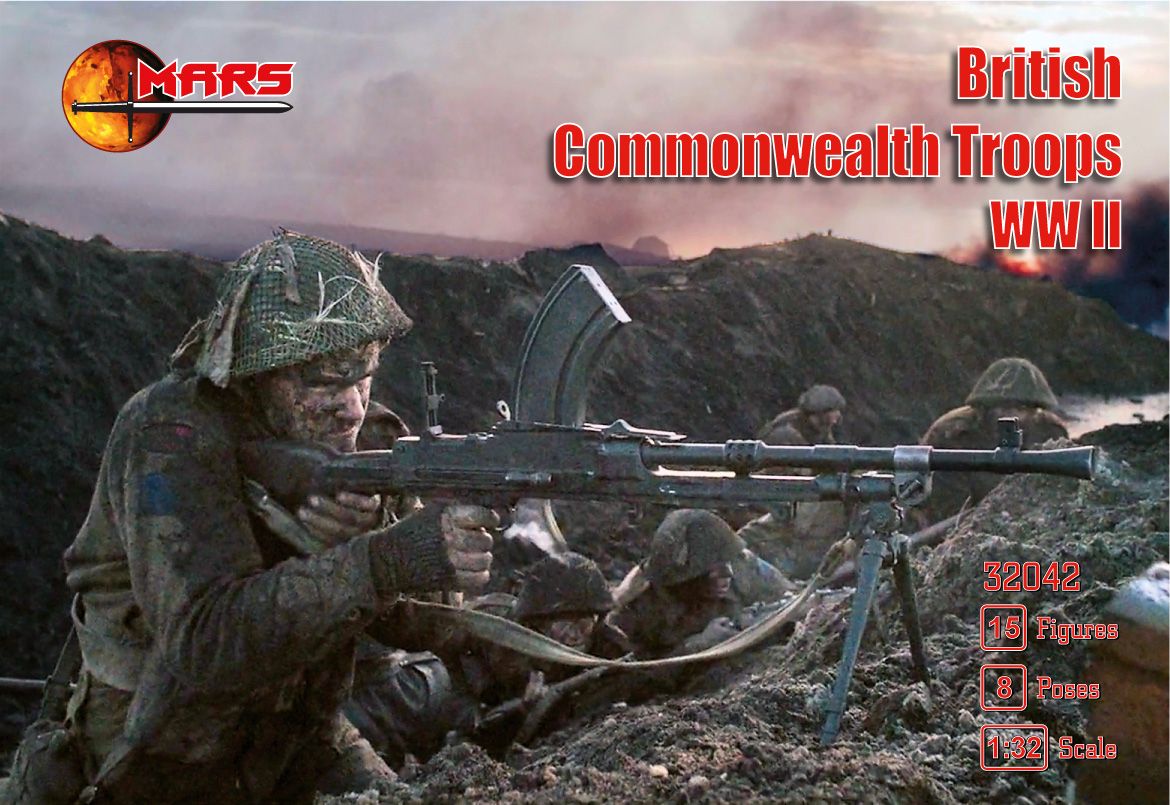 1:32 British WWII Commonwealth Infantry