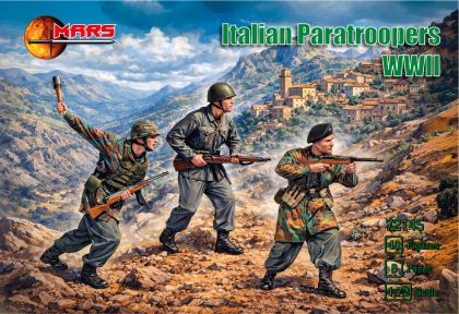 1:72 Italian WWII Paratroopers (40 Figures in 8 Poses)