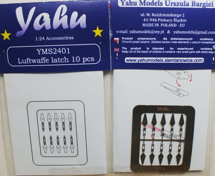 1:24 Luftwaffe latch 10 pcs