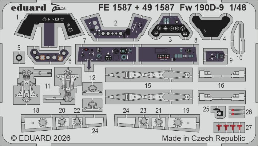 1:48 Focke Wulf Fw-190 D-9 - Zoom Set (for MiniArt Kits)