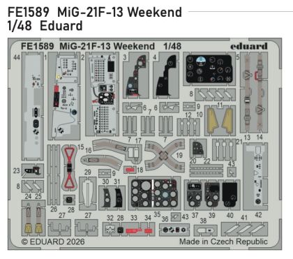 1:48 MiG-21 F-13 - Zoom Set (for Eduard Weekend Edition Kit)