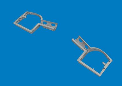1:72 Bf-109 K-4 - Wheel Bays (for Eduard Kits / 3D-Printed)