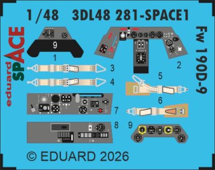 1:48 Focke Wulf Fw-190 D-9 - Space Set (for MiniArt Kits)