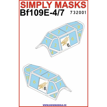 1:32 Bf109E-4/7 - Simply Masks