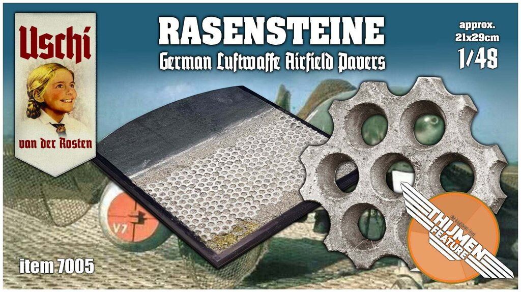 1:48 Rasensteine - German Airfield Pavers Large (1:48)