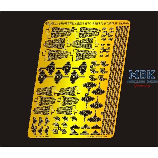 1:350 WW II IJN Aircraft Carrier Mast Setl IV