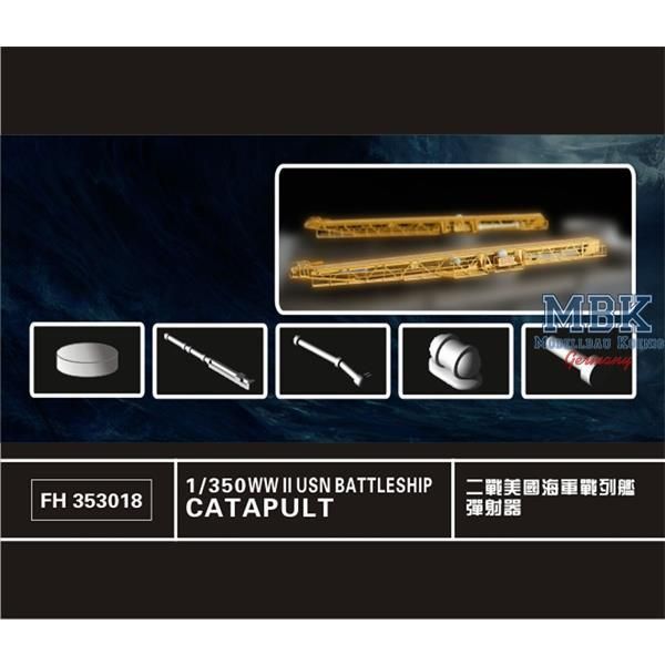 1:350 WWII USN Battleship Catapult