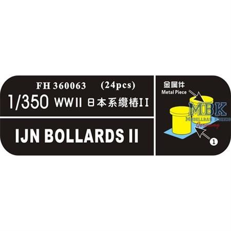1:350  WW II IJN Bollards II WW II IJN Bollards II
