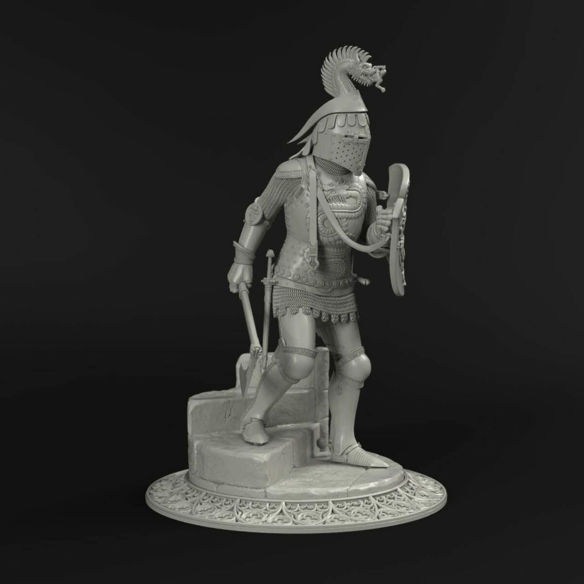 75mm Visconti Knight, Mid Of The 14th Century