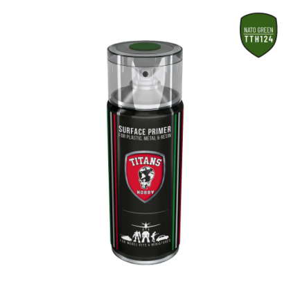 NATO GREEN - 400ml Spray for Plastic, Metal & Resin