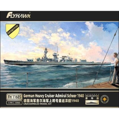 1:700 German Heavy Cruiser ADMIRAL SCHEER 1940 (Deluxe)