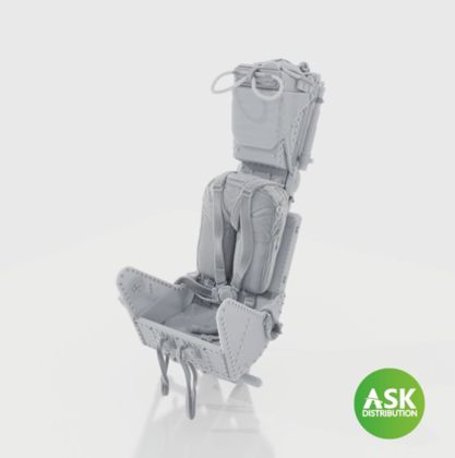 1:32 Ejection Seat - M.B Mk.2 with seat belts, rec. for Gloster Meteor F.8/FR9 Revell
