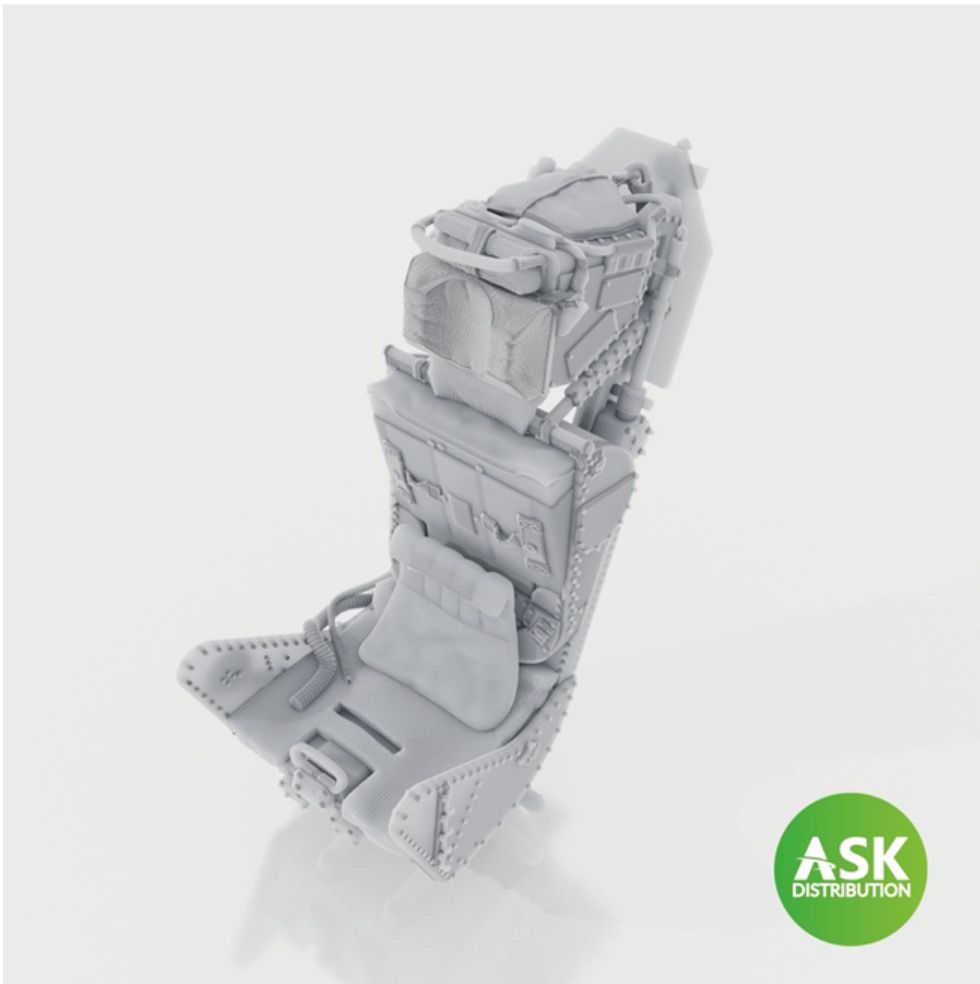 1:72 Ejection Seat - M.B Mk.2E - excluding seat belts - Recommended for Meteor F.8/FR9 Airfix