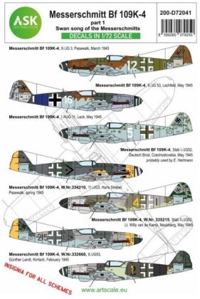 1:72 Bf 109K-4 part 1 - Swan song of the Messerschmitts