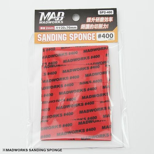 2MM Sanding Sponge #400 (10 pcs)