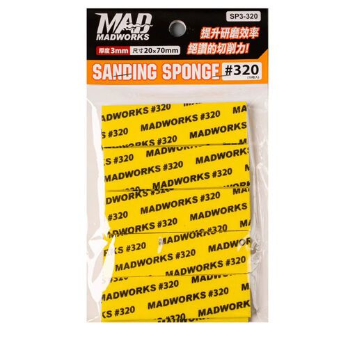 3mm Sanding Sponge #320 (10pcs)