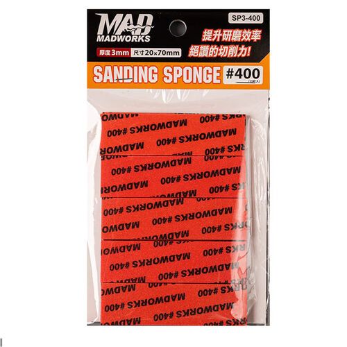 3mm Sanding Sponge #400 (10pcs)