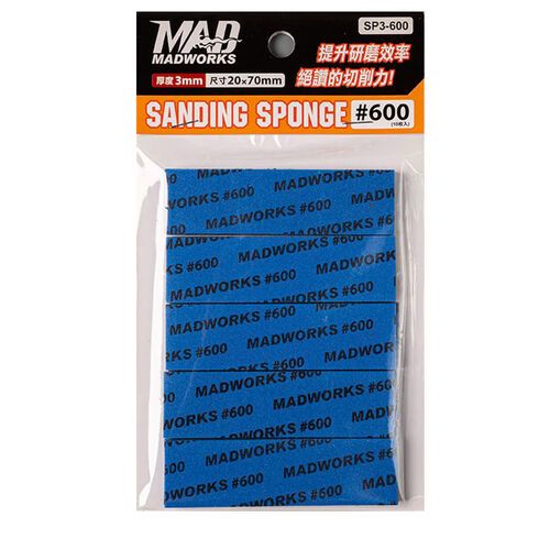 3mm Sanding Sponge #600 (10pcs)