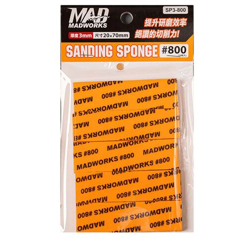 3mm Sanding Sponge #800 (10pcs)