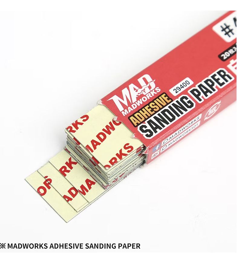 Adhesive Sanding Paper #400 - 20 pcs per pack