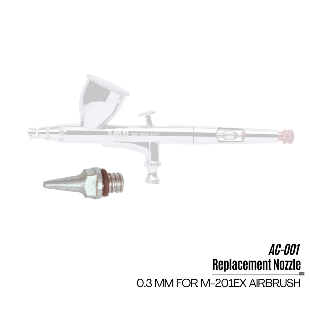 Replacement Nozzle with O-Ring 0.3 mm for M-201EX