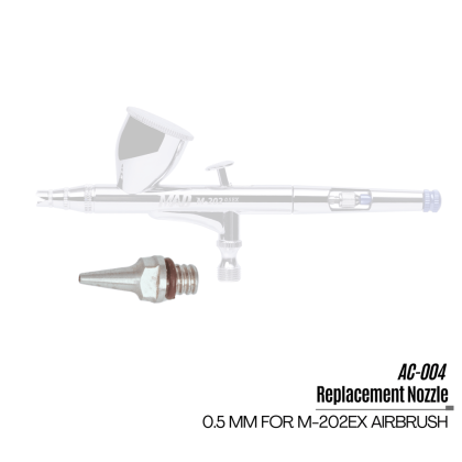 Replacement Nozzle with O-Ring 0.5 mm for M-202EX